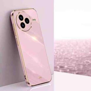 For Xiaomi Civi 5 Pro XINLI Straight Edge 6D Electroplate TPU Phone Case(Cherry Purple)