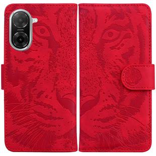 For Redmi A5 4G 173.3mm Tiger Embossing Pattern Leather Phone Case(Red)