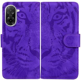 For Redmi A5 4G 173.3mm Tiger Embossing Pattern Leather Phone Case(Purple)