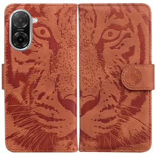 For Redmi A5 4G 173.3mm Tiger Embossing Pattern Leather Phone Case(Brown)
