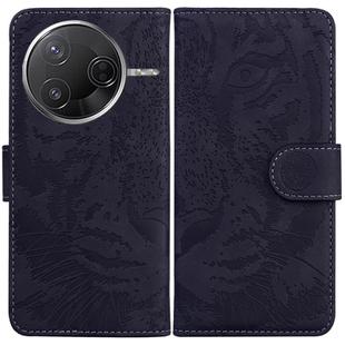 For Redmi K80 / K80 Pro / Xiaomi Poco F7 Pro Tiger Embossing Pattern Leather Phone Case(Black)