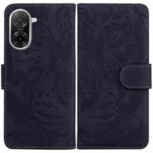 For Redmi A5 4G 171.7mm Tiger Embossing Pattern Leather Phone Case(Black)