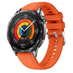 For Huawei Watch GT 5 46mm Official 22mm Silicone Watch Band(Orange)