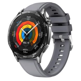 For Huawei Watch GT 5 46mm Official 22mm Silicone Watch Band(Dark Grey)