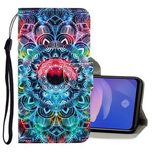 For Vivo V17 Pro 3D Colored Drawing Horizontal Flip PU Leather Case with Holder & Card Slots & Wallet(Mandala)