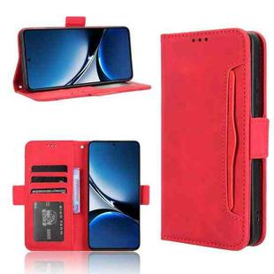 For Xiaomi Poco X7 Pro 5G Skin Feel Calf Texture Card Slots Leather Phone Case(Red)