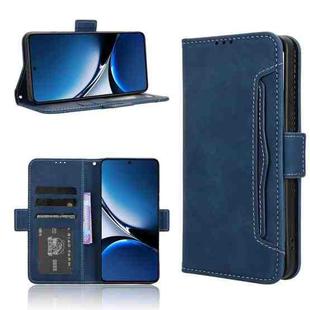 For Xiaomi Poco X7 Pro 5G Skin Feel Calf Texture Card Slots Leather Phone Case(Blue)