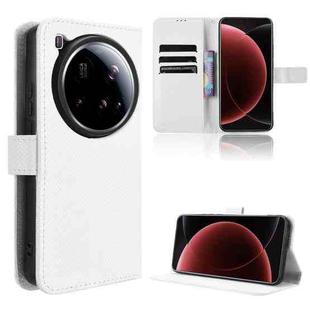 For Xiaomi 15 Ultra Diamond Texture Leather Phone Case(White)