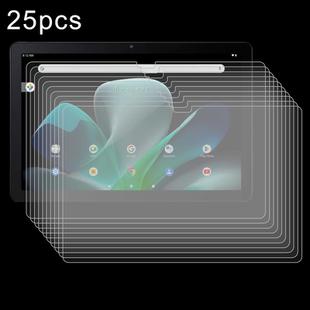 For Acer Lconia M10 LET 10.1 25pcs 9H 0.3mm Explosion-proof Tempered Glass Film