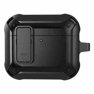 For AirPods 4 Bumblebee Bluetooth Earphone Silicone Protective Case(Black)