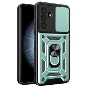 For Samsung Galaxy A36 5G Sliding Camera Cover Design TPU+PC Phone Case(Green)