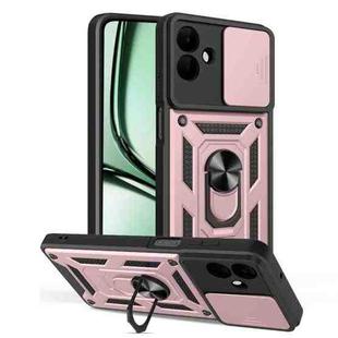 For Samsung Galaxy A07 4G Sliding Camera Cover Design TPU+PC Phone Case(Rose Gold)
