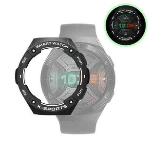 For Huawei Watch GT2e Smart Watch TPU Protective Case, Color:Black+White Luminous Green