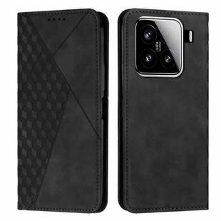 For Xiaomi 15 Diamond Splicing Skin Feel Magnetic Leather Phone Case(Black)