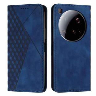 For Xiaomi 15 Ultra Diamond Splicing Skin Feel Magnetic Leather Phone Case(Blue)