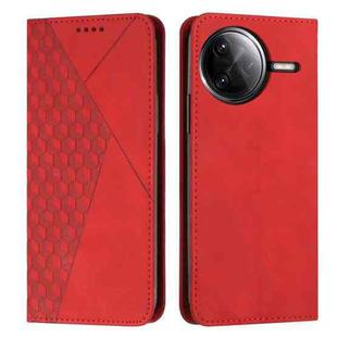For Xiaomi Poco F7 Pro / F7 Ultra Diamond Splicing Skin Feel Magnetic Leather Phone Case(Red)