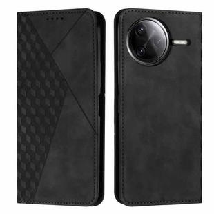For Xiaomi Poco F7 Pro / F7 Ultra Diamond Splicing Skin Feel Magnetic Leather Phone Case(Black)