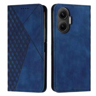 For Xiaomi Poco F7 Diamond Splicing Skin Feel Magnetic Leather Phone Case(Blue)