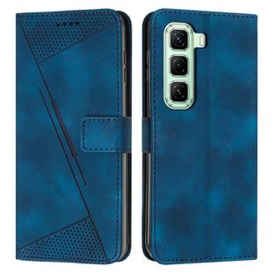 For Infinix Hot 50 5G Dream Triangle Leather Phone Case(Blue)