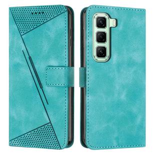 For Infinix Hot 50 5G Dream Triangle Leather Phone Case(Green)