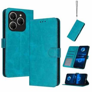 For Tecno Spark 20 Pro 5G Solid Calf Texture Flip Leather Phone Case(Green)