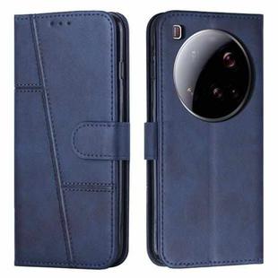 For Xiaomi 15 Ultra Stitching Calf Texture Buckle Leather Phone Case(Blue)