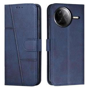 For Xiaomi Poco F7 Pro / F7 Ultra Stitching Calf Texture Buckle Leather Phone Case(Blue)