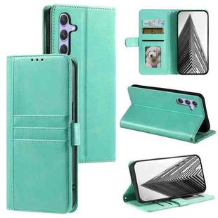 For Samsung Galaxy S25 FE 5G Simple 6-Card Wallet Leather Phone Case(Navy Blue)