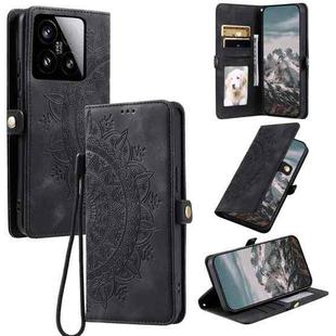 For Xiaomi 15 Skin Feel Totem Embossed Leather Phone Case(Black)