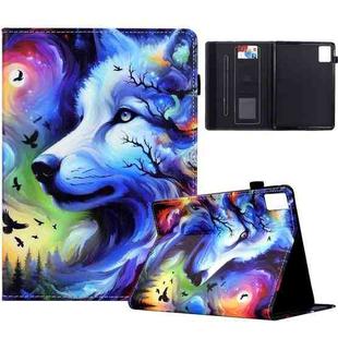 For Lenovo Tab Tab M11 Painted Pattern Leather Tablet Case(Star Wolf)