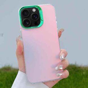 For iPhone 16 Pro Color Plating Discoloration PC Phone Case(Green)