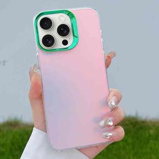 For iPhone 15 Pro Max Color Plating Discoloration PC Phone Case(Green)