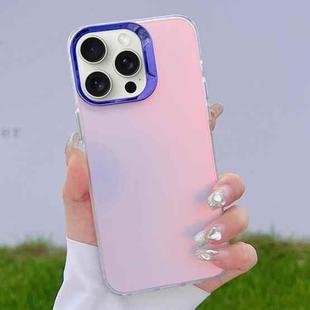 For iPhone 15 Pro Max Color Plating Discoloration PC Phone Case(Purple)