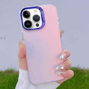 For iPhone 14 Pro Max Color Plating Discoloration PC Phone Case(Purple)