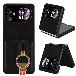 For Blackview Hero 10 Wristband Leather Back Phone Case(Black)