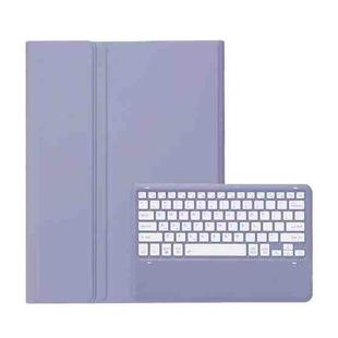 For Samsung Galaxy Tab S10 Ultra A910B Pen Slot Detachable Bluetooth Keyboard Leather Tablet Case(Purple)