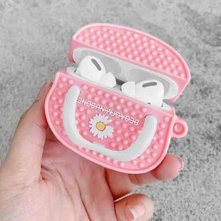 For AirPods Pro Daisy Couple Slipper Shape Earphone Protective Case