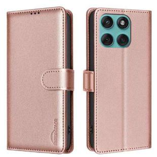 For Motorola Edge 60 Fusion Litchi Texture RFID Anti-theft Leather Phone Case(Gold)