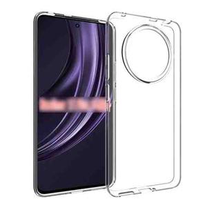 For Realme 13+ 5G Global Waterproof Texture TPU Phone Case(Transparent)