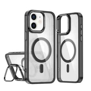 For iPhone 11 Acrylic Camera Holder MagSafe Magnetic Phone Case(Black)