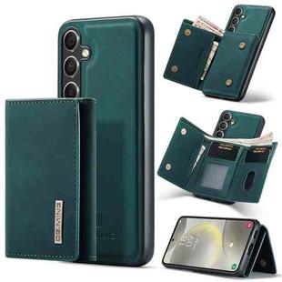 For Samsung Galaxy S24 FE 5G DG.MING M1 Series 3-Fold Multi Card Wallet + Magnetic Phone Case(Green)