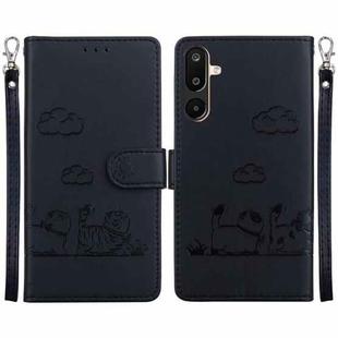 For Samsung Galaxy M16 5G / F16 5G / M36 5G Cute Cats RFID Leather Phone Case(Black)