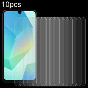 For Samsung Galaxy A16 4G 10pcs 0.26mm 9H 2.5D Tempered Glass Film