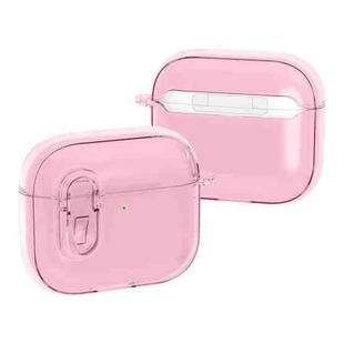 For AirPods 4 Ice Crystals Shockproof Earphone Protective Case(Pink)