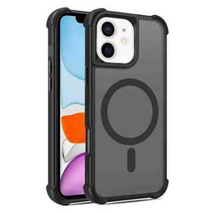 For iPhone 11 Skin Feel MagSafe Phone Case(Black)