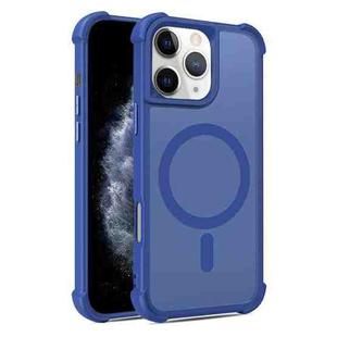 For iPhone 11 Pro Skin Feel MagSafe Phone Case(Blue)