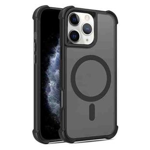 For iPhone 11 Pro Max Skin Feel MagSafe Phone Case(Black)