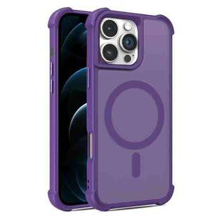 For iPhone 12 Pro Max Skin Feel MagSafe Phone Case(Purple)