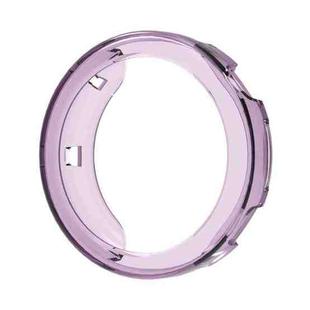 For Huawei Watch GT 5 41mm Half Coverage Hollow TPU Watch Protective Case(Transparent Purple)