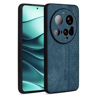 For Xiaomi 15 Ultra AZNS 3D Embossed Skin Feel Phone Case(Dark Green)